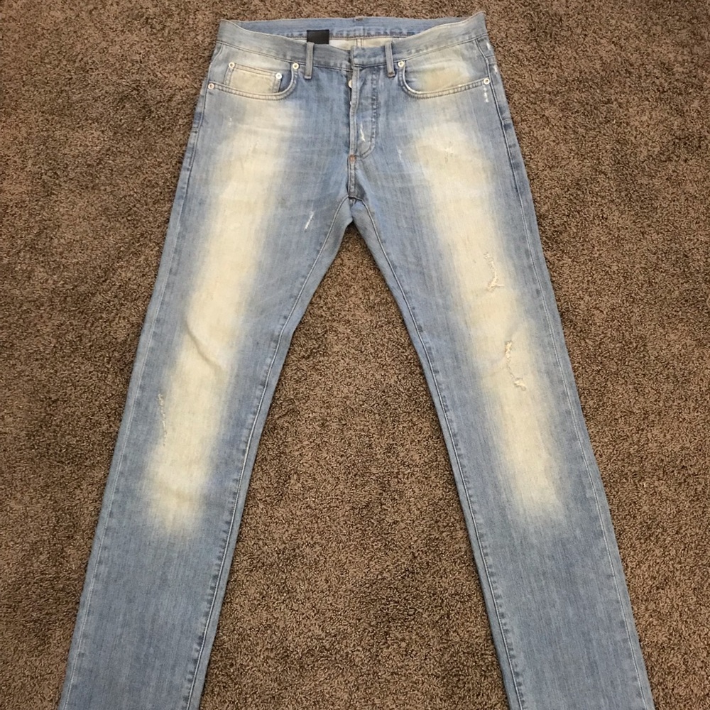 DIOR HOMME 19cm Hailstorm Jeans size 30